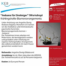 Banner Ikebana für Einsteiger